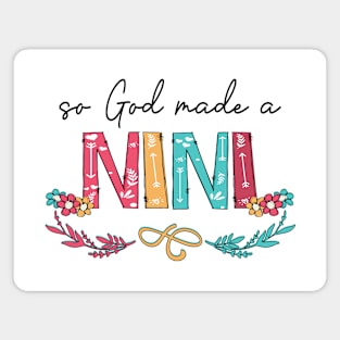 So God Made A Nini Happy Mother's Day Magnet